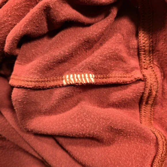 prAna Terracotta Graphic V-Neck Hoodie Pullover Size Small - Picture 8 of 10